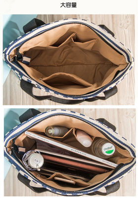 Einfacher Streifen-diagonales Segeltuch Tote Bags Single Shoulder Bag