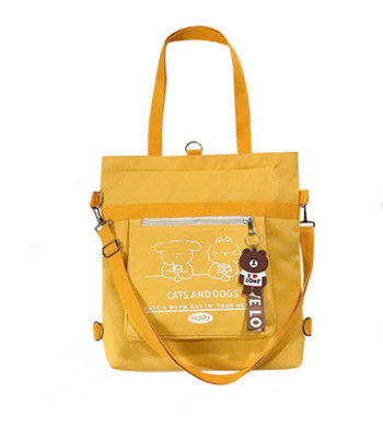 neuer Modesegeltuchtotalisator fertigen Funktionssegeltuch-Rucksackhandtaschen der Farbgrößenfraueneinkaufstasche multi besonders an