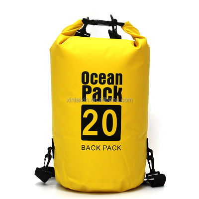 Ozean-Satz 500D Strand-Kampieren PVCs wasserdichtes trockener Taschen-20L