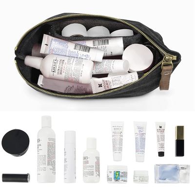 Segeltuch-großer Kosmetiktasche-Reise-Make-uporganisator Toiletry Bag für Frauen