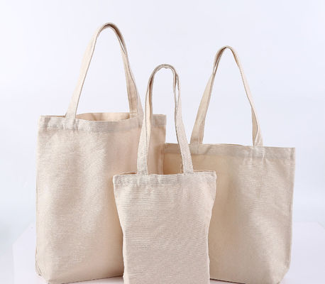Segeltuch-Gewebe-organisches Tote Cotton Grocery Bag Women-Einkaufen 30cm