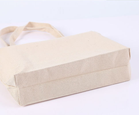 Segeltuch-Gewebe-organisches Tote Cotton Grocery Bag Women-Einkaufen 30cm