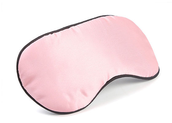 Luxusseiden-Glasschlacken-rosa Schlafenaugen-Abdeckung für Reise Soem