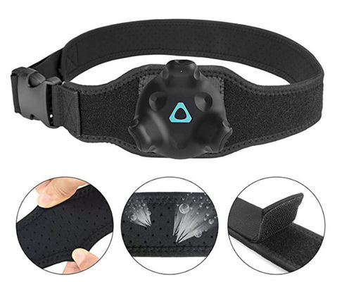 VR-Spielbügel werden für Taille und Hände benutzt. Sie sind elastisch und auf Kopf und Füßen bequem