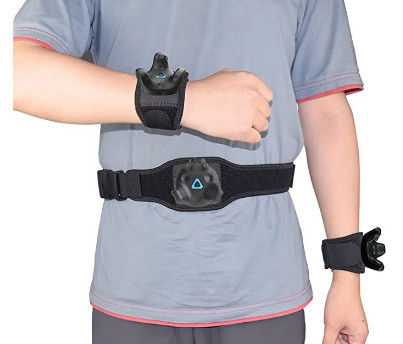 VR-Spielbügel werden für Taille und Hände benutzt. Sie sind elastisch und auf Kopf und Füßen bequem