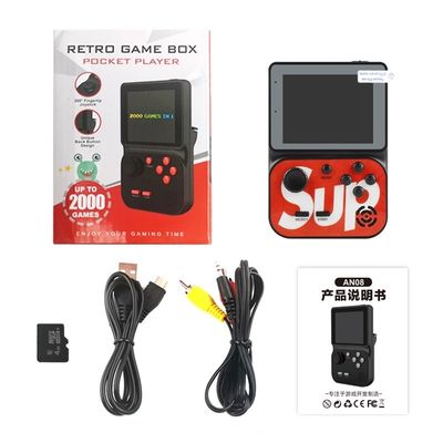 Geschenk Fernsehvideo 5 Nacheiferer 2021 Konsolen-Gamecontroller-Joystick Portable Video-Spiel-Konsolen-tragbaren Videohandkasten schlürfen