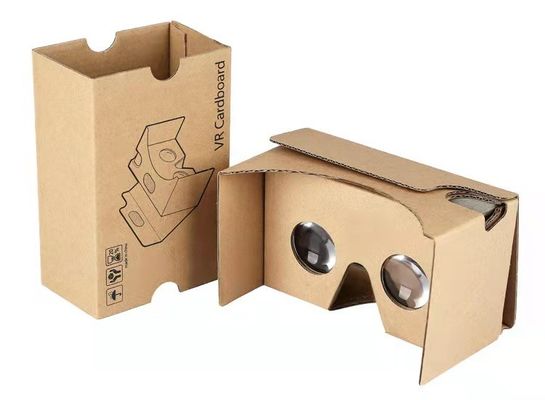 Gläser der virtuellen Realität VR des Fabrikpreis einfache gegründete Papp-Kopfhörer-3D für Google-Pappe-vr 2,0 Video u. Spiel