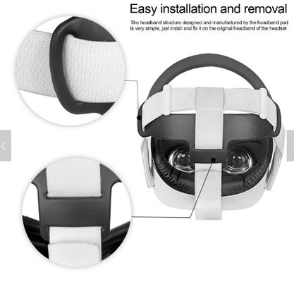 Kissen Hauptband mit 2021 NEUES TPU für der Oculus-Suche2 VR Glaszusätze Kopfhörer-entfernbare Berufshauptbügel-Auflagen-VR