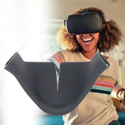 2022 neuester Kopfhörer-Stützhalter des Ankunfts-Schwarz-Silikon-Nasen-Auflagen-Schattierungs-Abdeckungs-Kissen-VR für Oculus-Suchzubehörsatz