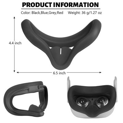 Großhandelssilikon-Abdeckungs-dauerhafte bequeme Augenbinde für Silikon Silikonabdeckungs- und -augenmaske VR der Oculus-Suche 2 Zusätze