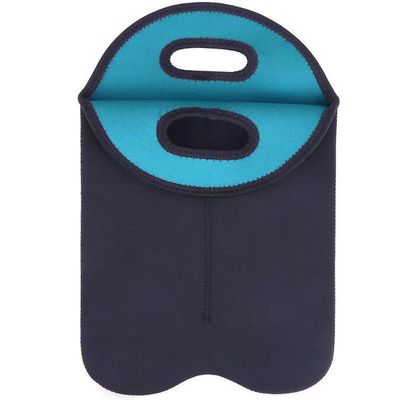 Kundengebundene Flaschen-Bierkühlungs-Halter-Fördermaschinen-Neopren-Wein-Flaschen-Gefrierbeutel-Kühlvorrichtungsc$wein-flasche Tasche der Größen-tragbare 1/2
