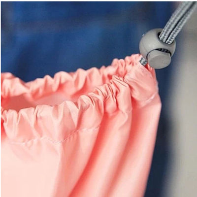 der Gewebe-Polyester-Zugschnurtaschen fördernder eco freundlicher Schönheit wasserdichte Schutzabdeckungstasche kundenspezifische für Stoffgeschenk