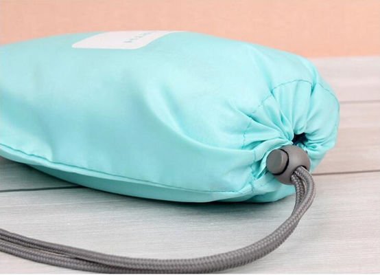 der Gewebe-Polyester-Zugschnurtaschen fördernder eco freundlicher Schönheit wasserdichte Schutzabdeckungstasche kundenspezifische für Stoffgeschenk