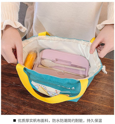 Zugschnur-Mittagessen-Taschen-tragbare Kinder Bentgo 600D Oxford isolierten Mittagessen-Tasche