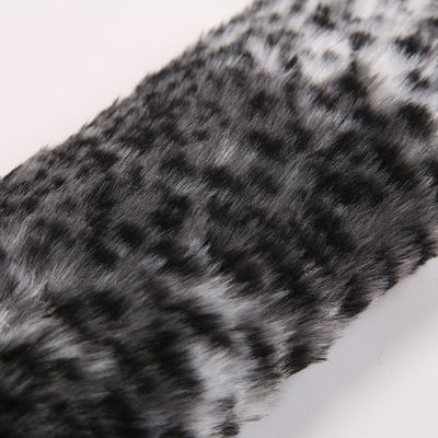 Kreativer Leopard-Druck-Plüsch-Bleistift-Kasten-netter Schultasche-Briefpapier Pencilcase-Mädchen-Schulbedarf-Student Storage Bag