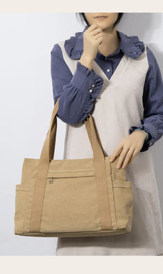 Mode-Frauen-Segeltuch-Einkaufstasche-Damen-zufällige Schulter-Handtaschen-wiederverwendbare große Kapazität umweltfreundlicher Tote Bag