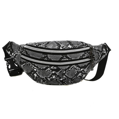 Serpentine Waist Bag Women Fashion Fanny Pack PU-Hüften-Bum Bag Ladys Belt Pouch-Taschen-Geldbeutel für Telefon-Karte