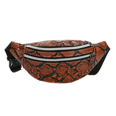 Serpentine Waist Bag Women Fashion Fanny Pack PU-Hüften-Bum Bag Ladys Belt Pouch-Taschen-Geldbeutel für Telefon-Karte