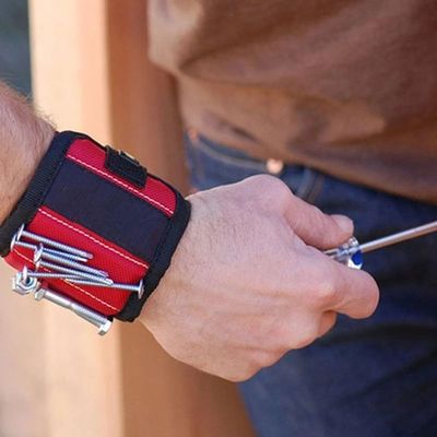 Tragbarer starker Elektriker Wrist Tool Belt schraubt der magnetischen Manschetten-2021 Nagel-Bohrer-Speicher-Armband für Reparatur-Werkzeug