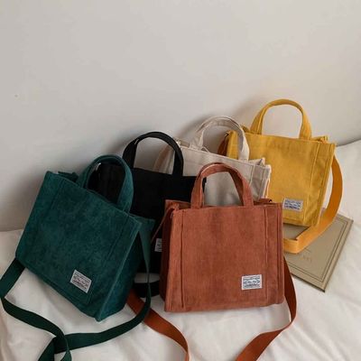 Natur-Handtaschen-Tote Cotton Bag Wholesale Custom-Segeltuch-grüne Einkaufstasche-Umhängetasche Fabrik Soems weißes Farb