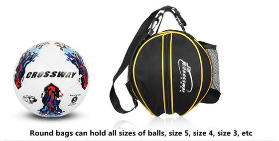 Fabrikpreis-formen tragbare Sport-Ball-Umhängetasche-Fußball-Volleyball-Speicher-Rucksack-Handtaschen-Runde Schultergurt-Rucksäcke