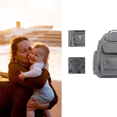 Mutterschaftsmama-Wickeltasche-Reise-Rucksack-Baby-Krankenpflege-Wickeltaschen für Spaziergänger