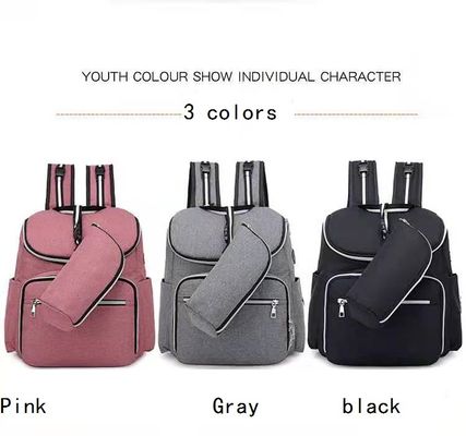 Säuglingswindel-Rucksack-Mami Mummy Bag Withs USB des baby-2 In1 Ladegerät