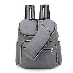 Säuglingswindel-Rucksack-Mami Mummy Bag Withs USB des baby-2 In1 Ladegerät
