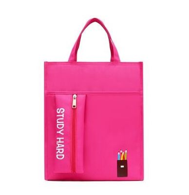Das Tutorium der Fabrikpreis-Studenten sackt Handtasche Pencilbag des Segeltuch-A4 wasserdichten große Kapazitäts-Schultaschen-Büro-Schulbedarf ein