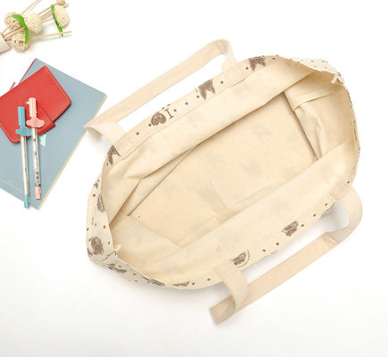 wiederverwendbares Segeltuch der hohen Qualität   Einkaufstaschedameneinkaufstaschen mit Handtaschenschultasche des Reißverschlusses moderner Baumwollfür Kinder