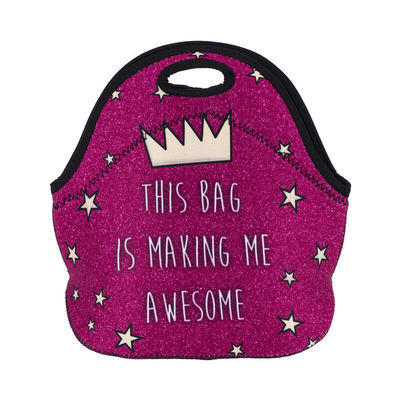 Kundenspezifische Neopren-Schulmahlzeit-Tasche für das Halten der Nahrung warm