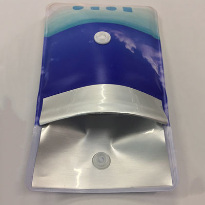 Aschenbecher-Beutel-Knopf-Schließung PVCs EVA Aluminum Foil Reusable Pocket