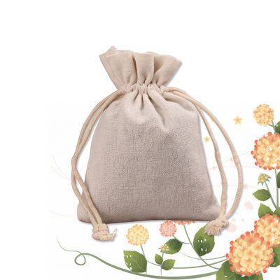 Fertigen Sie Leinen-Mini Drawstring Bag Gift Pouch-Schmuck-Taschen-Baumwolltasche besonders an