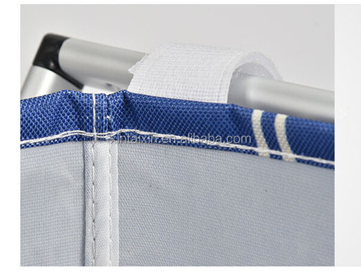 Alu-Rohr-Polyester-schmutziger Kleidungs-Korb mit Abdeckungs-faltbarer Wäscherei-Fessel
