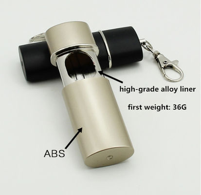 Mini Aluminum-Legierung tragbarer Taschen-Aschenbecher mit Abdeckungs-kundenspezifischem Logo
