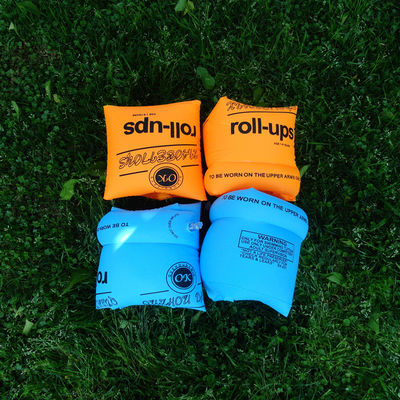Floss-Luft-Ärmel Kinderschwimmen-Arm-Ring Foldable PVCs kreisen aufblasbare ein