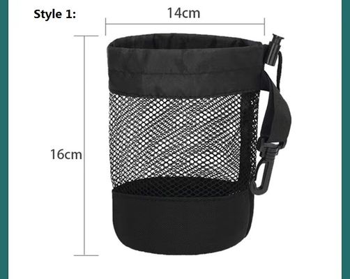 Polyester-Sport-Zugschnur-Taschen-Mesh Pocket Net Pouch For-Speicher-Golf-Tennisball