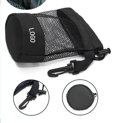 Polyester-Sport-Zugschnur-Taschen-Mesh Pocket Net Pouch For-Speicher-Golf-Tennisball