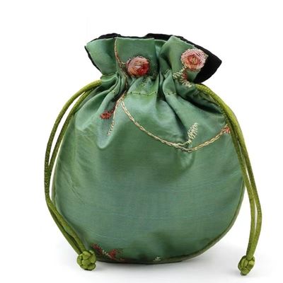 Mehrfarben-Mini Chinese Silk Drawstring Bag-Brokat-Damast-Schmuck-Taschen-Geldbeutel-Geschenk-Taschen