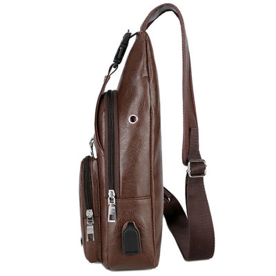 Aufladungskasten-Tasche USBs mit dem Kopfhörer-Loch-Herreneinzel-Bügel-Antidiebstahl verstellbar