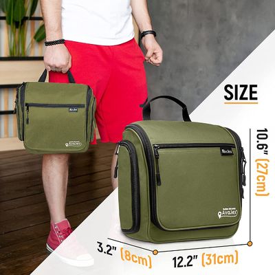 Große hängende Reise-Kulturtasche für Männer und Frauen imprägniern Tasche mit Haken für Toilettenartikel-Make-upkosmetik