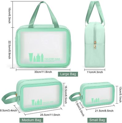 Kulturtasche für Frauen-Männer, wasserdichter Make-upkosmetiktasche-Reise-Organisator für Zusätze