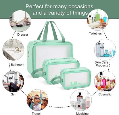 Kulturtasche für Frauen-Männer, wasserdichter Make-upkosmetiktasche-Reise-Organisator für Zusätze
