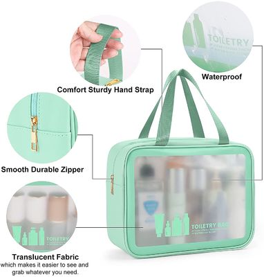 Kulturtasche für Frauen-Männer, wasserdichter Make-upkosmetiktasche-Reise-Organisator für Zusätze