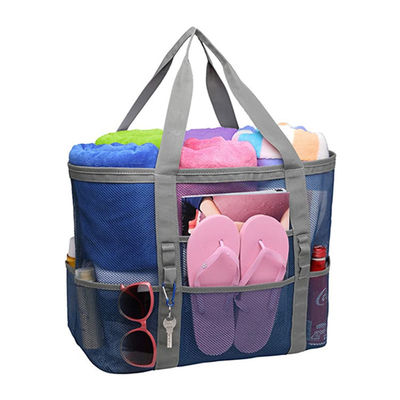 Frauen-Mesh Transparent Bag Double Layer-Hitze-Bewahrungs-große Picknick-Strand-Taschen