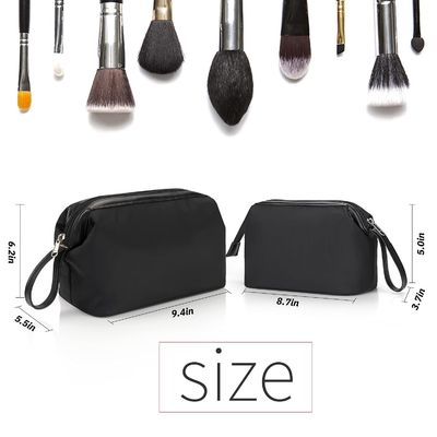Das Polyester-kosmetische Kulturtasche-kundenspezifische gewaschene Polyester-Reise-Toiletten-Tasche der Großhandelserwachsen-Männer für Männer