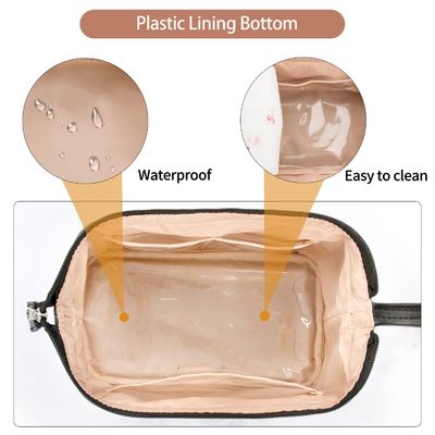 Das Polyester-kosmetische Kulturtasche-kundenspezifische gewaschene Polyester-Reise-Toiletten-Tasche der Großhandelserwachsen-Männer für Männer