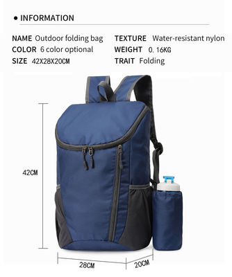 faltbare Taschen-Ultralight Radfahrenrucksack-Reise-Wandern des Bergsteigen-23L im Freien