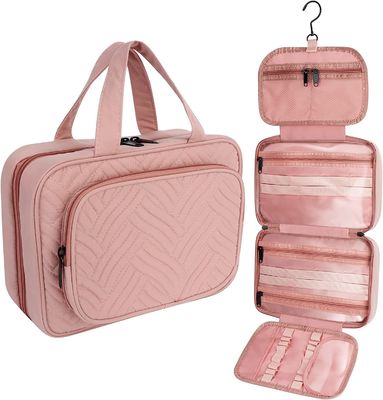 Tragbarer Reise-Schwarz-Make-upkosmetischer Fall-Taschen-Kosmetiktasche-Make-upkulturtasche-Reise-Organisator