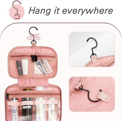 Tragbarer Reise-Schwarz-Make-upkosmetischer Fall-Taschen-Kosmetiktasche-Make-upkulturtasche-Reise-Organisator
